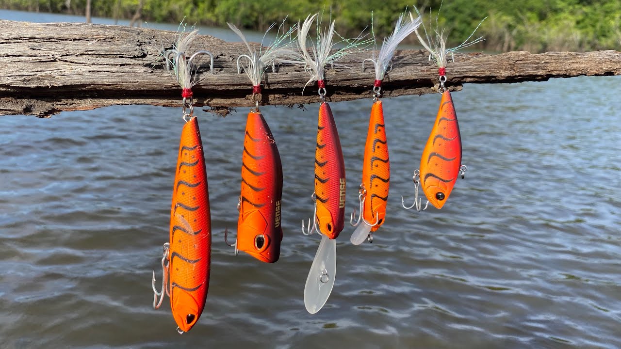 Reto de Pesca con Puros señuelos ROJOS! | Colombia 4