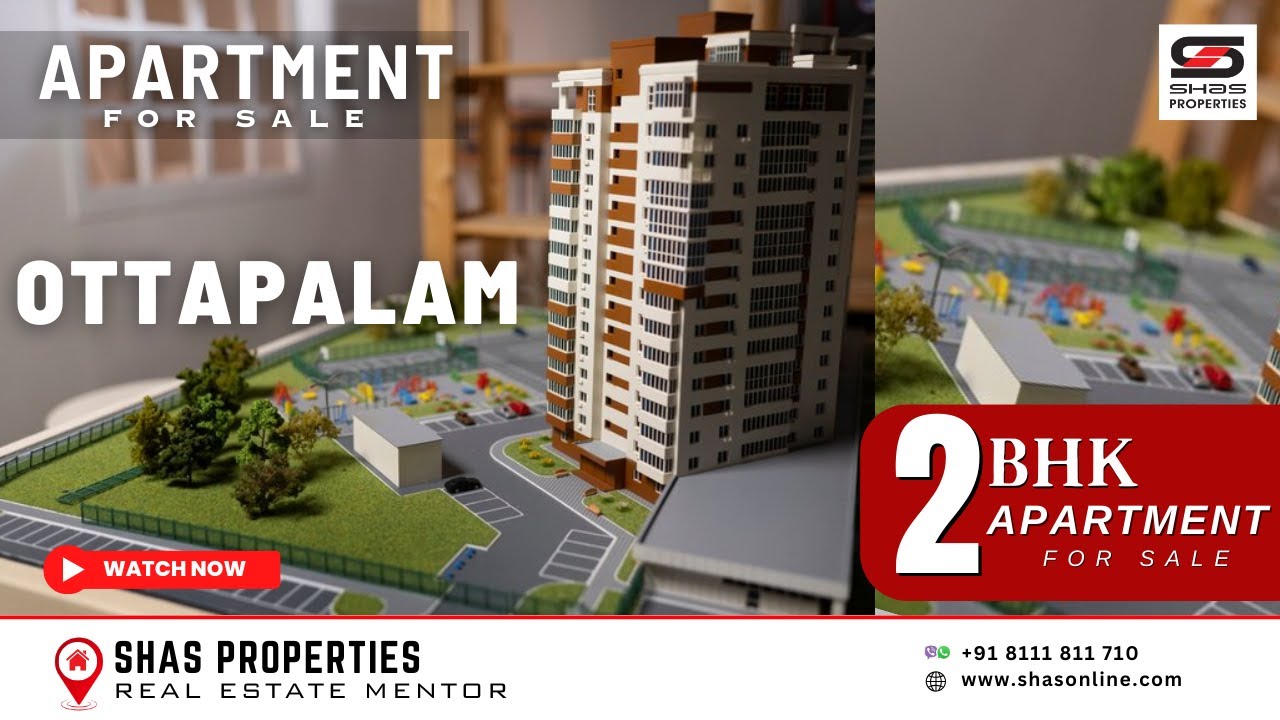 2 BHK Apartment For Sale | SHAS-PB-5568 | Ottapalam | #realestate #flatsforsale