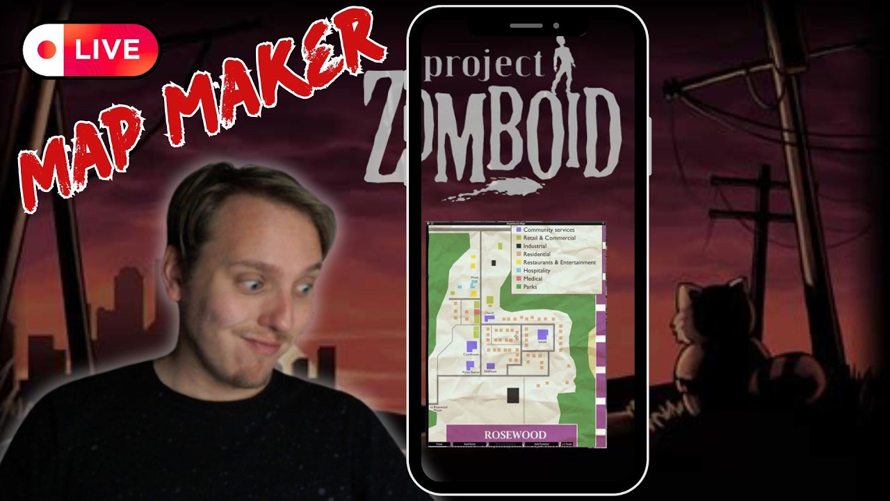 Rosewood Map Making VERTICAL | Project Zomboid