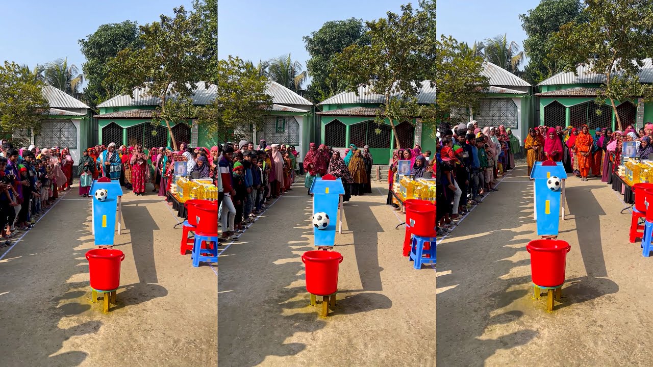 গ্রামের এমন খেলাতেই জমে থাকে হাজারো আনন্দের কাহিনী !