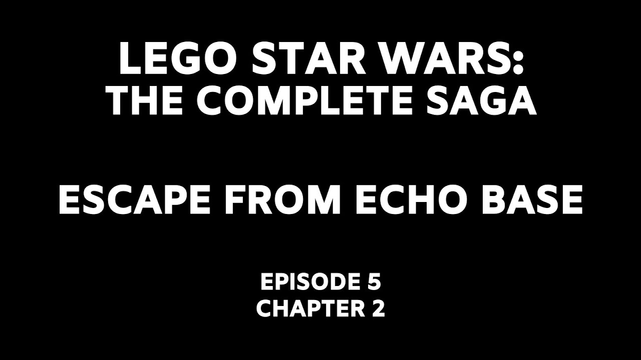 Lego Star Wars: TCS - Escape from Echo Base - Episode 5 Chapter 2 - ALL MINIKITS & POWER BRICK