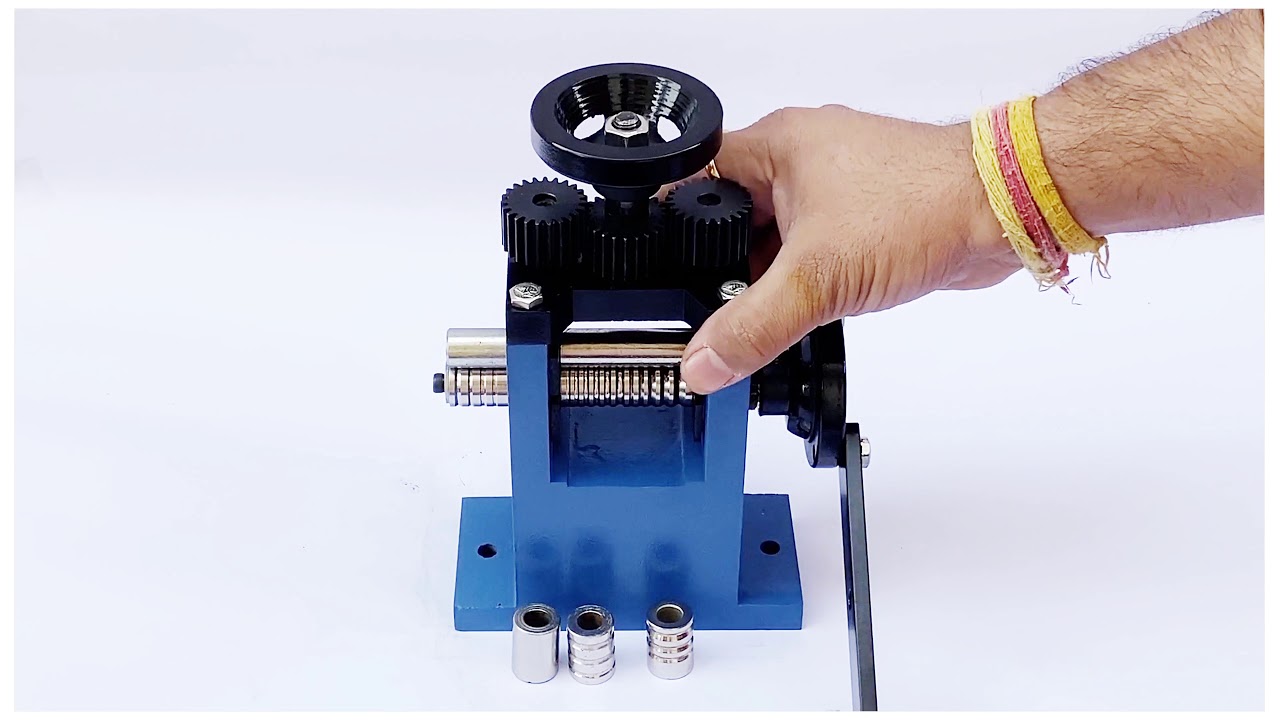 Mini Roller Wire Shaper and Ring Stretching Tool | GS 650A | Mini Rolling Mill #minirollingmill