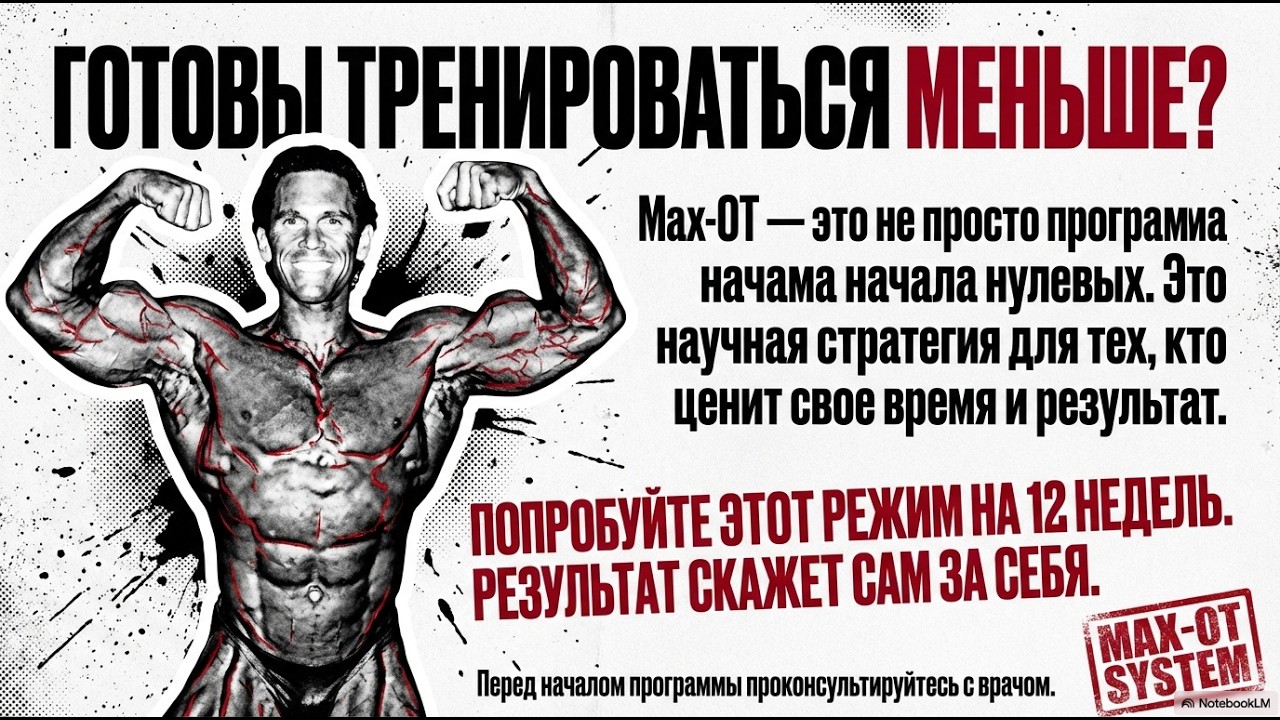 Я тренировался меньше, а вырос больше. Разбор легендарной Max-OT