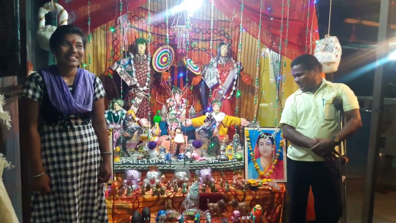 गौरी आवाहन लक्ष्मी पूजन