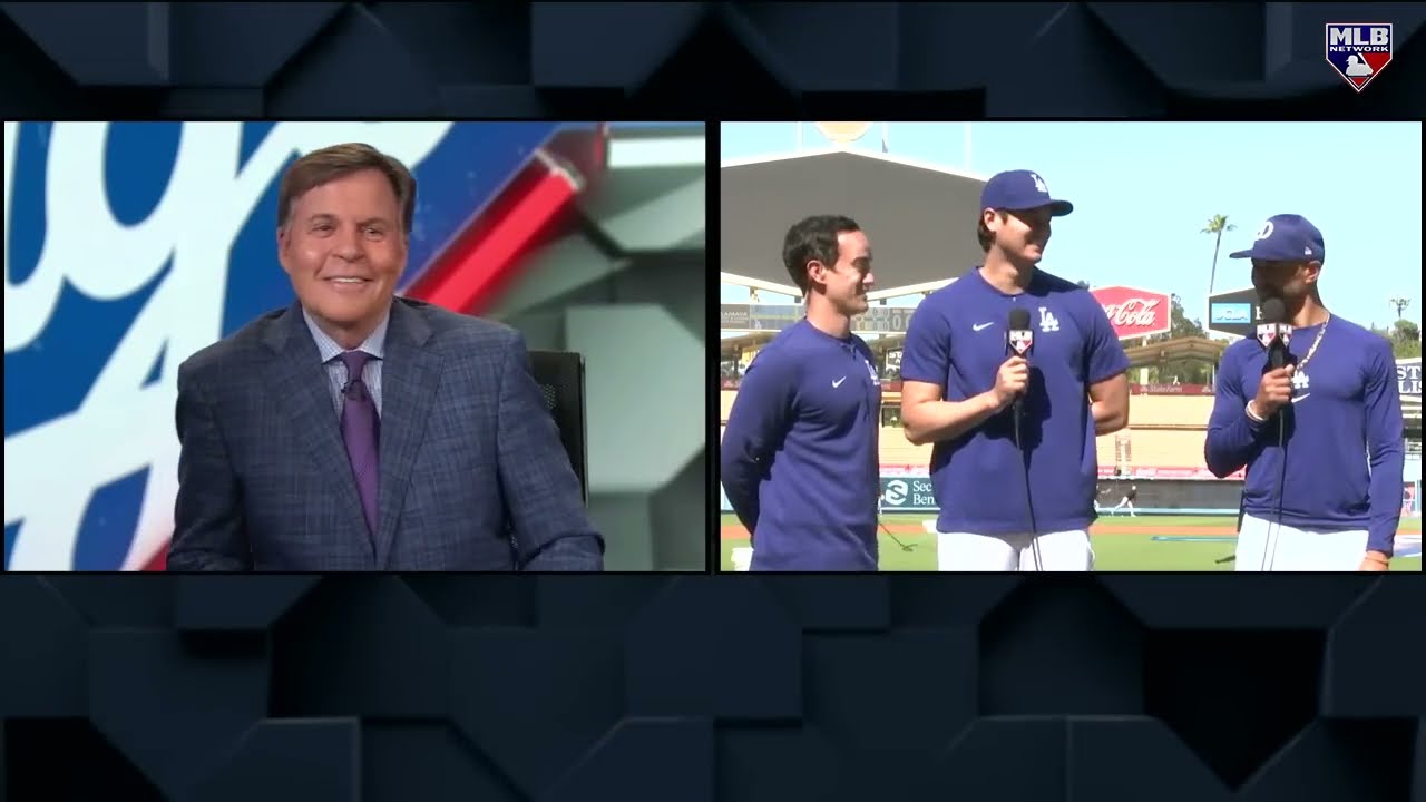 Mookie Betts and Shohei Ohtani interview from Dodger Stadium | MLB Tonight