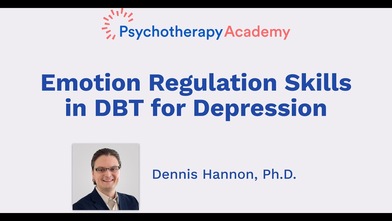 Emotion Regulation Skills in DBT for Depression