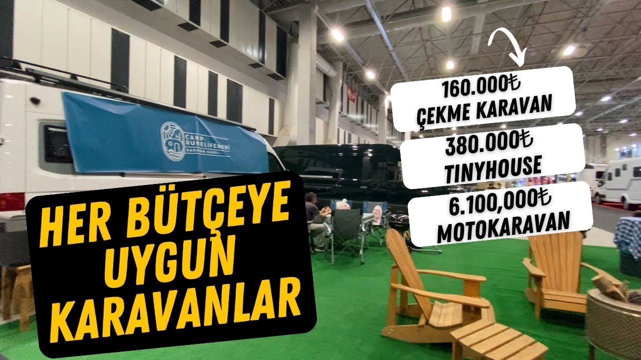 İSTANBUL'DA KARAVAN FUARI | EN UCUZ VE EN PAHALI KARAVAN MODELLERİ | 2024 KARAVAN FİYATLARI #reklam