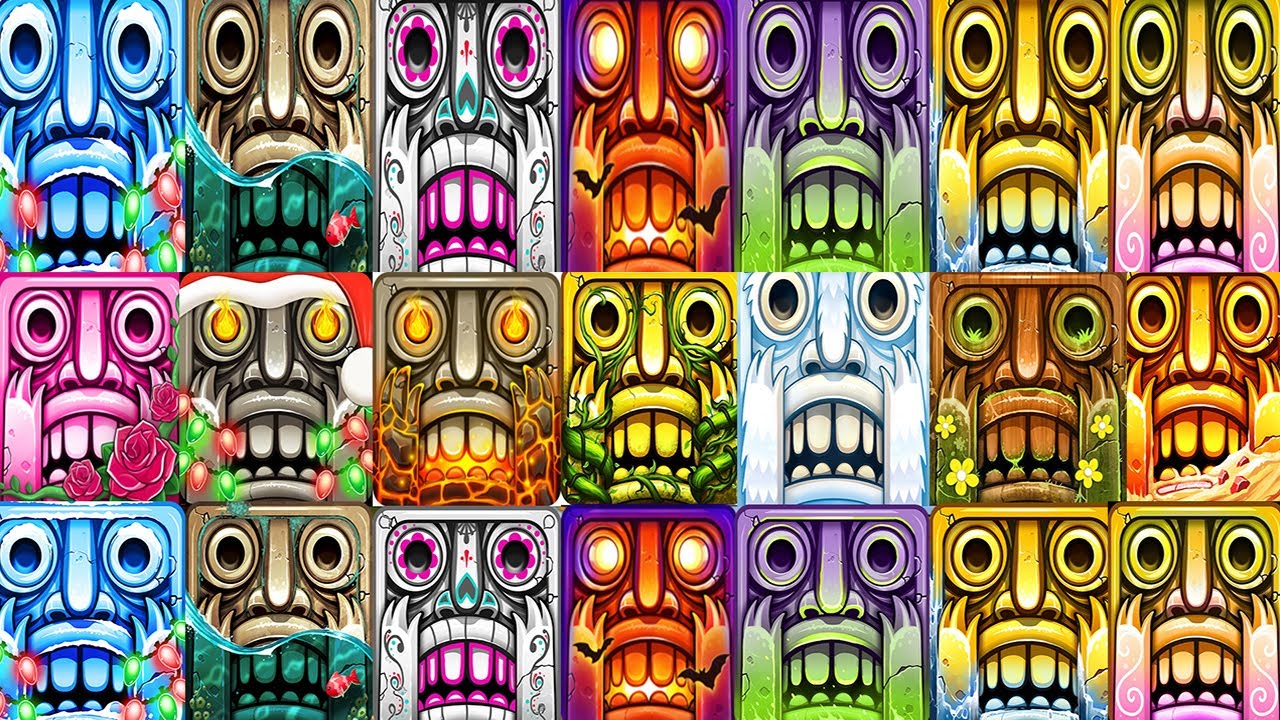 Temple Run 2 ALL 16 MAPS WITH GUY DANGEROUS BACK TO BACK GAMEPLAY