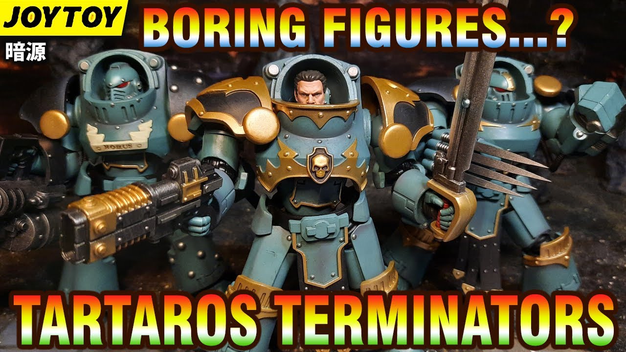 BORING??? Joytoy Tartaros Terminators 1/18 Warhammer Horus Heresy action figure review & unboxing