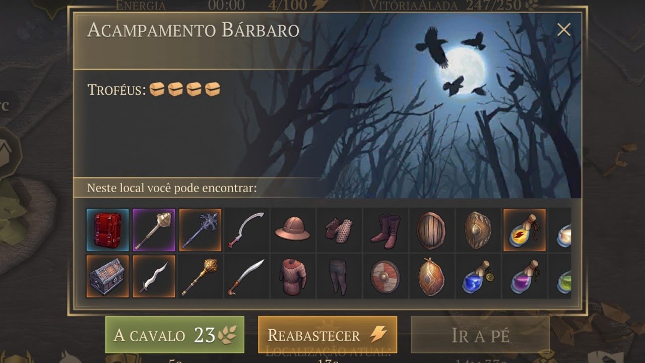 Acampamento Bárbaro modo econômico.