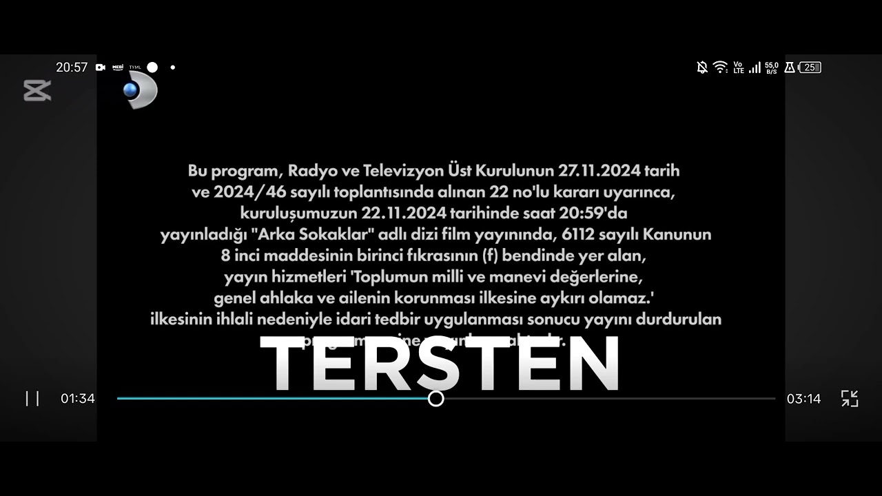 4 Farklı Ses Efekti ile Kanal D: Kanal D'den RT&Uuml;K Cezası