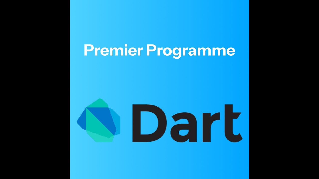 Formation en dev dart - Premier programme