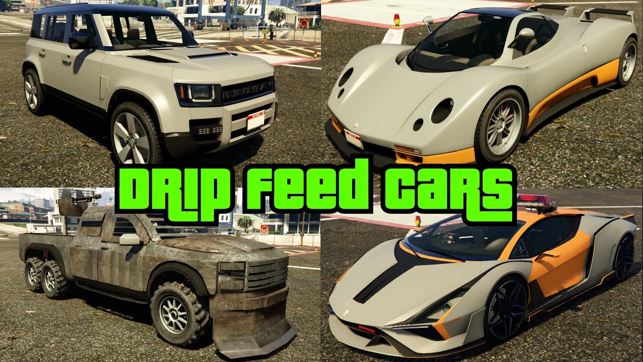GTA 5 &mdash; DLC The Kortz Center Heist &mdash; ВСЕ автомобили из drip-feed (цены и реальные прототипы)