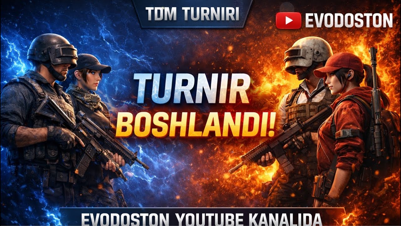 TDM turnir  1 tur ‼️ 😉 🔥 HARD PUSH LIVE | PUBG Mobile | EVODOSTONPUBGM