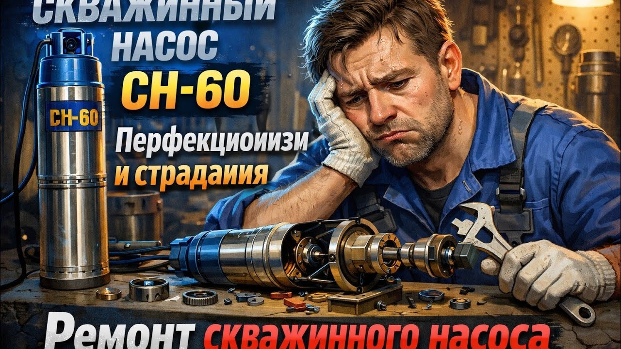 Ремонт скважинного насоса. Перфекционизм и страдание.