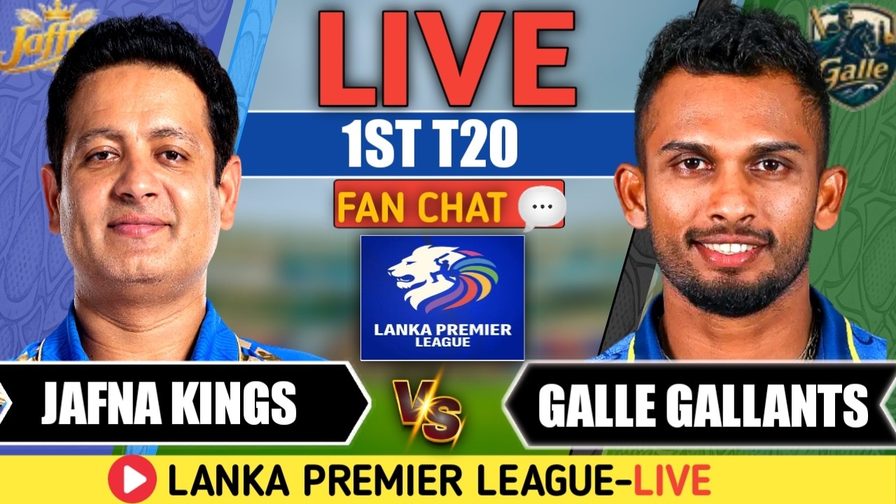 🔴 Live: Jaffna Kings vs Galle Gallants, 1st T20 Fan Analysis | JK vs GG Live Match Today | LPL 2026