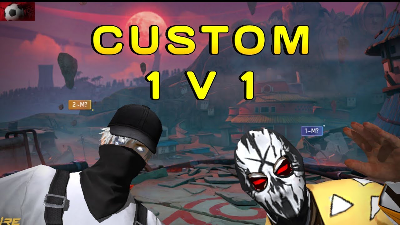 Free Fire 1v1 Custom Room Mobile Gameplay.