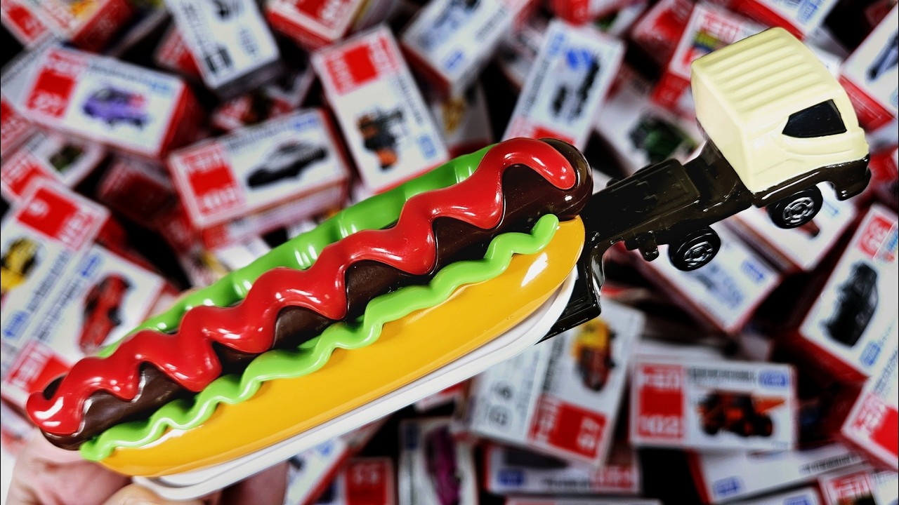 Tomica ASMR Unboxing 🚗 Opening Many Tomica One by One Long Type Trucks