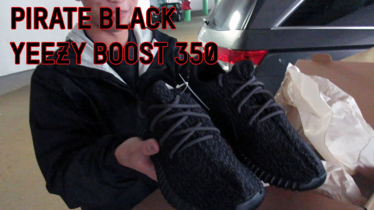 WE WON THE YEEZY BOOST 350 PIRATE BLACK