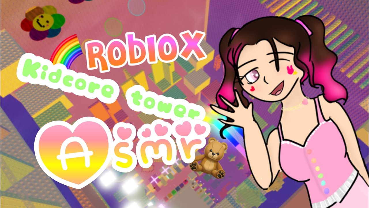 *ASMR*🌈kidcore aesthetic tower🍭