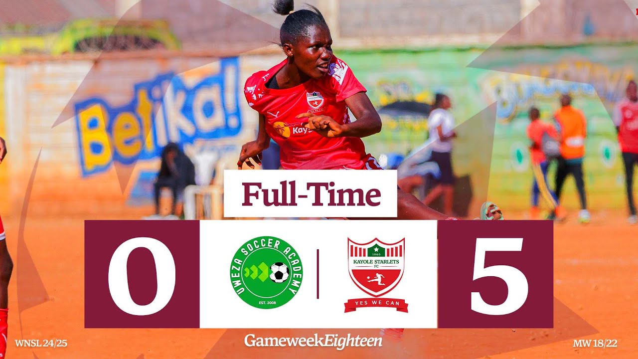 WNSL Matchweek 18 | Uweza Women 0-5 Kayole Starlets | Toi Primary, Kibra