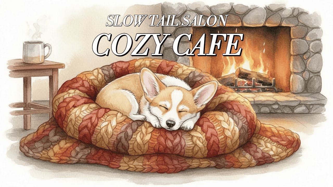 THE COZY SALON 🕯️🐾 Instrumental Study Music — Warm Focus Playlist