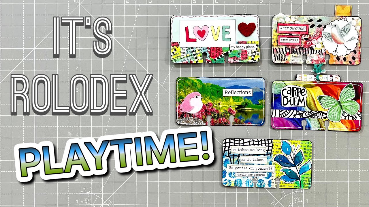 Scrapplications 24 - Rolodex Cards  #scrapplications