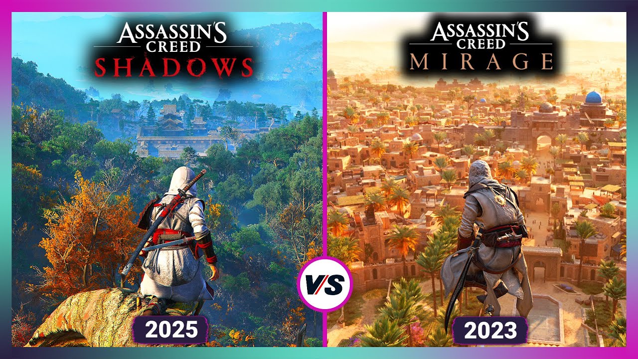 Assassin's Creed Shadows vs Assassin's Creed Mirage - Ultimate Side By Side Comparison
