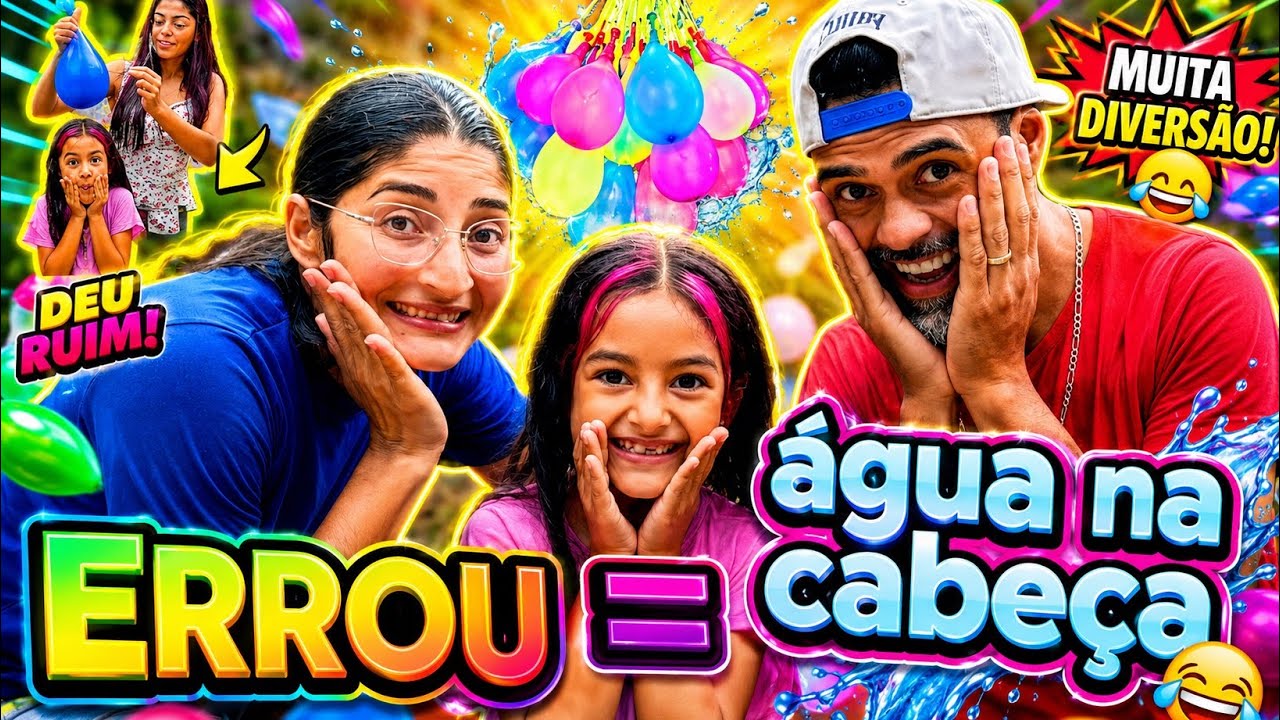 “Quem Errar Estoura a Bexiga na Cabeça! 💦🤣”