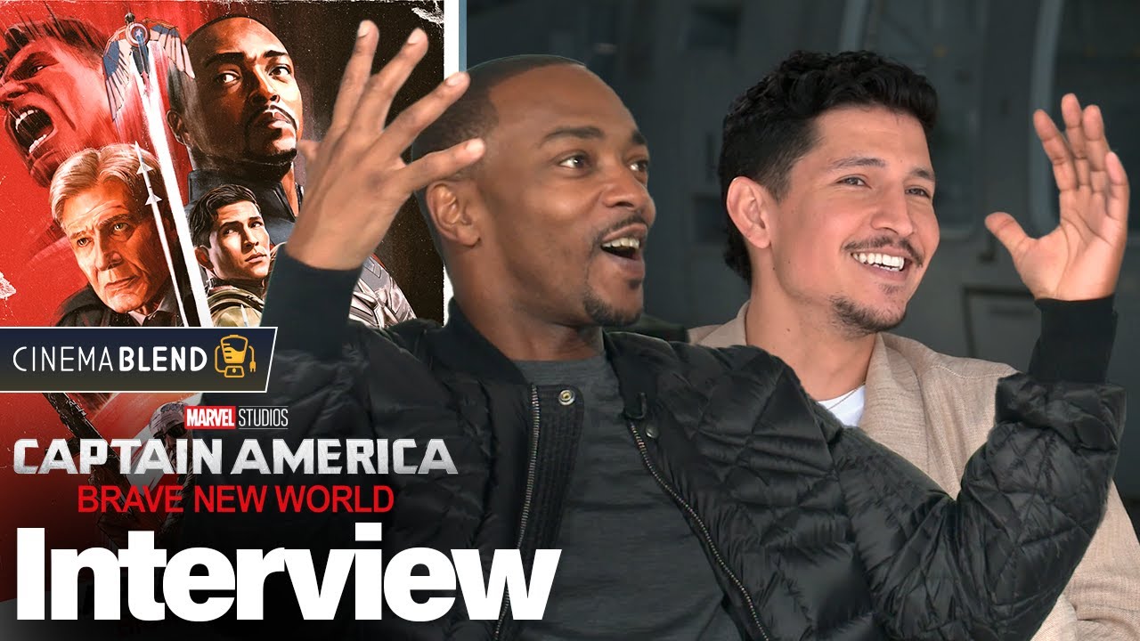'Captain America: Brave New World' Interviews with Anthony Mackie, Danny Ramirez, Nate Moore