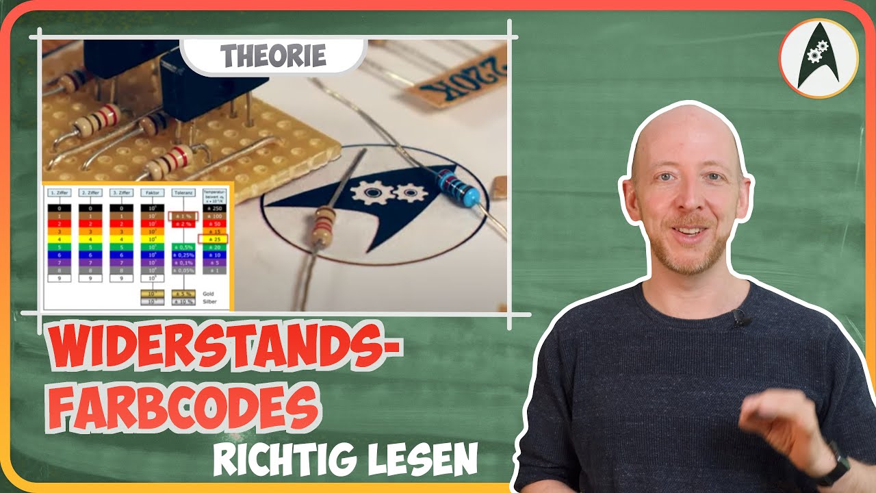Farbcodes von Widerständen richtig lesen (⚡Lerne Elektronik ⚡)