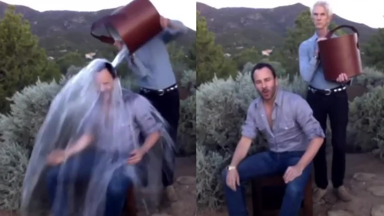 Tom Ford (Fashion Label) - Ice Bucket Challenge ALS, (Video) HD