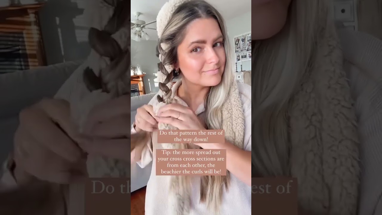 Heatless Hair Wrap Tutorial - Cozy Confidence