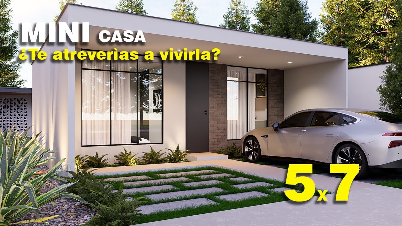 Descubre esta Mini Casa Moderna 2025 de 35 m&sup2; | &iquest;Te atrever&iacute;as a vivir aqu&iacute;?.