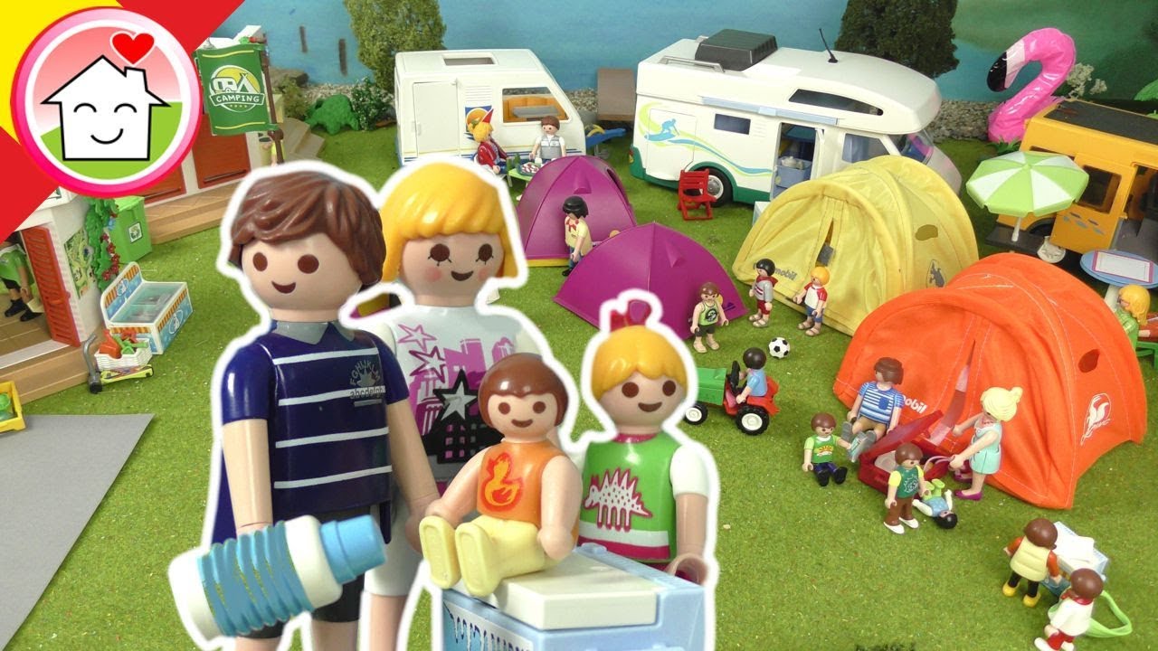 Playmobil en español Caos en el camping - La Familia Hauser