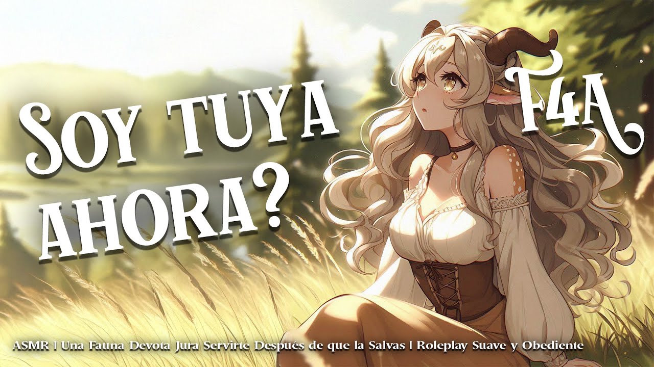 ASMR | Una Fauna Devota Jura Servirte Después de que la Salvas | Rol Sumisa y Obediente