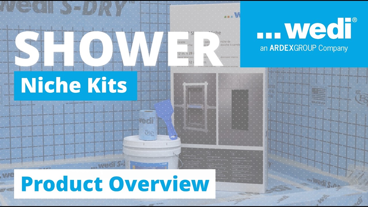 (EN) Installing wedi Shower Niche with S-DRY Shower System