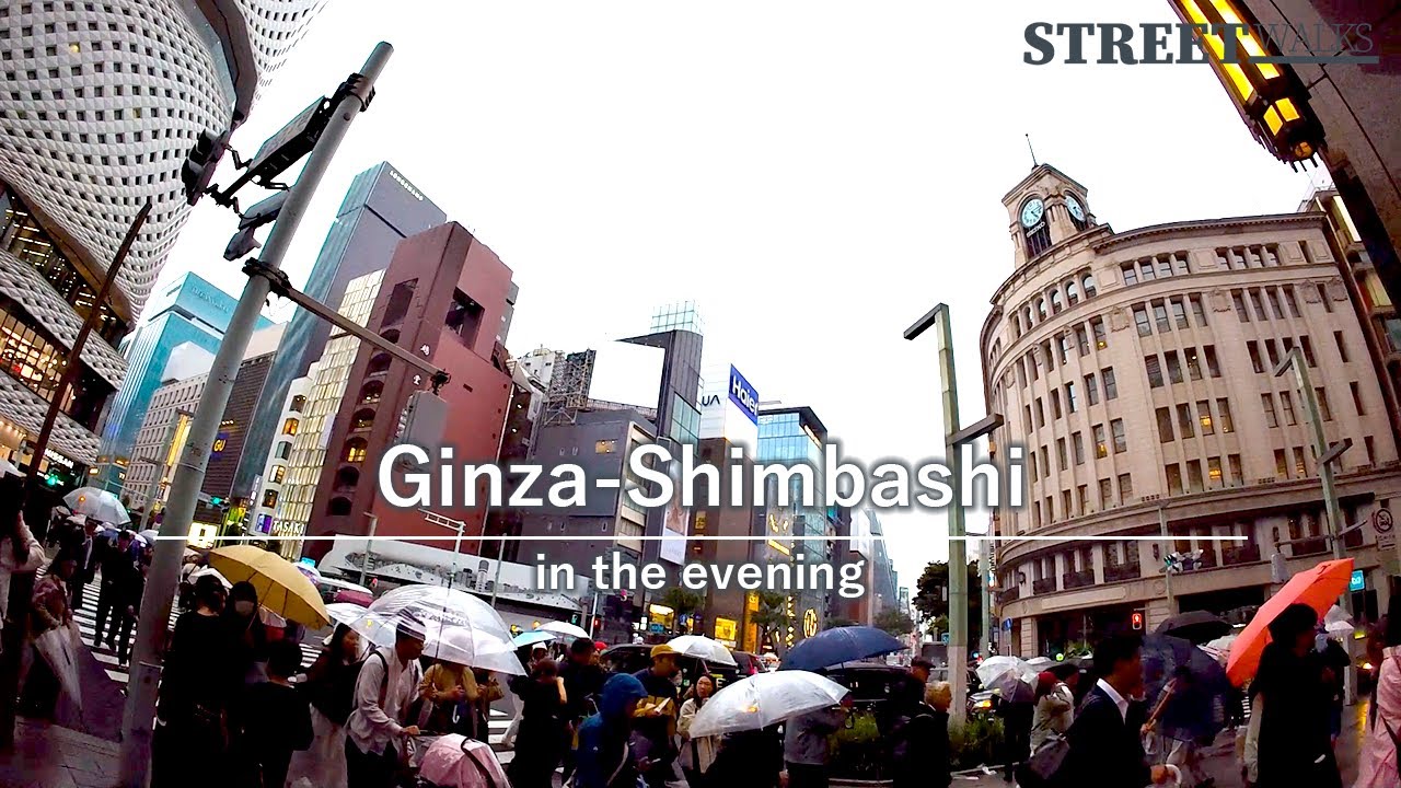 Evening in Ginza Shimbashi | Spring 2025 | walks