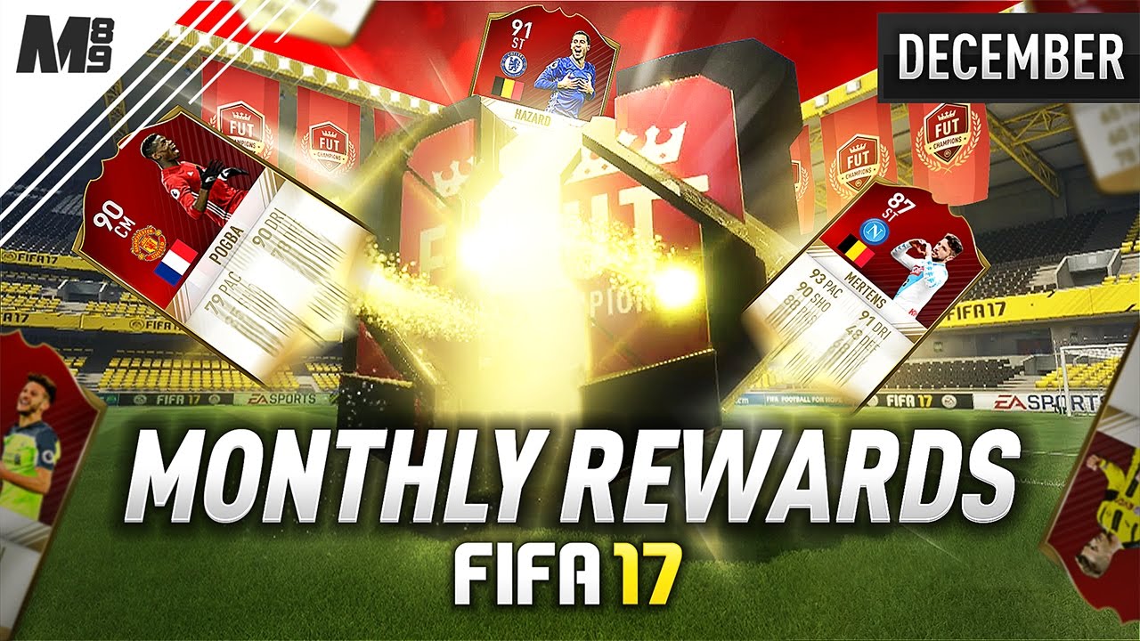 FUT CHAMPIONS MONTHLY REWARDS | 12 RED INFORMS + A WALKOUT!! | FIFA 17 FUT CHAMPIONS REWARDS