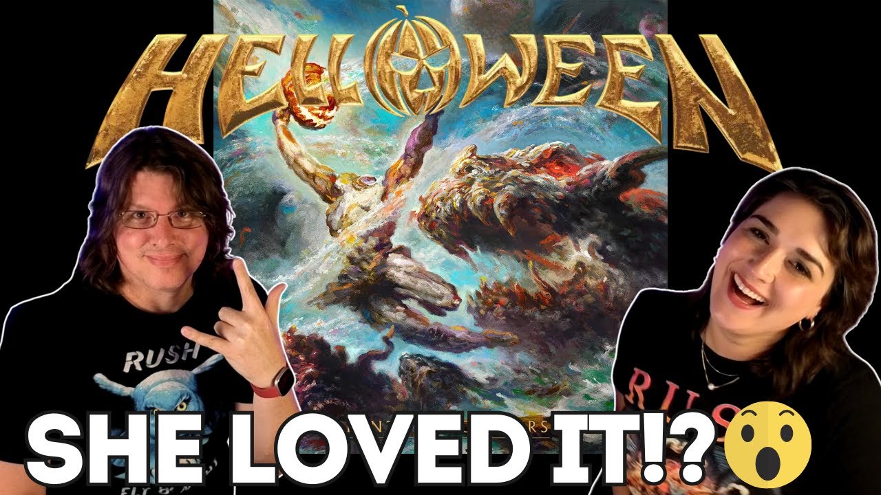 HELLOWEEN - Giants On the Run | FIRST TIME REACTION | Her introduction to this Classic German Band!