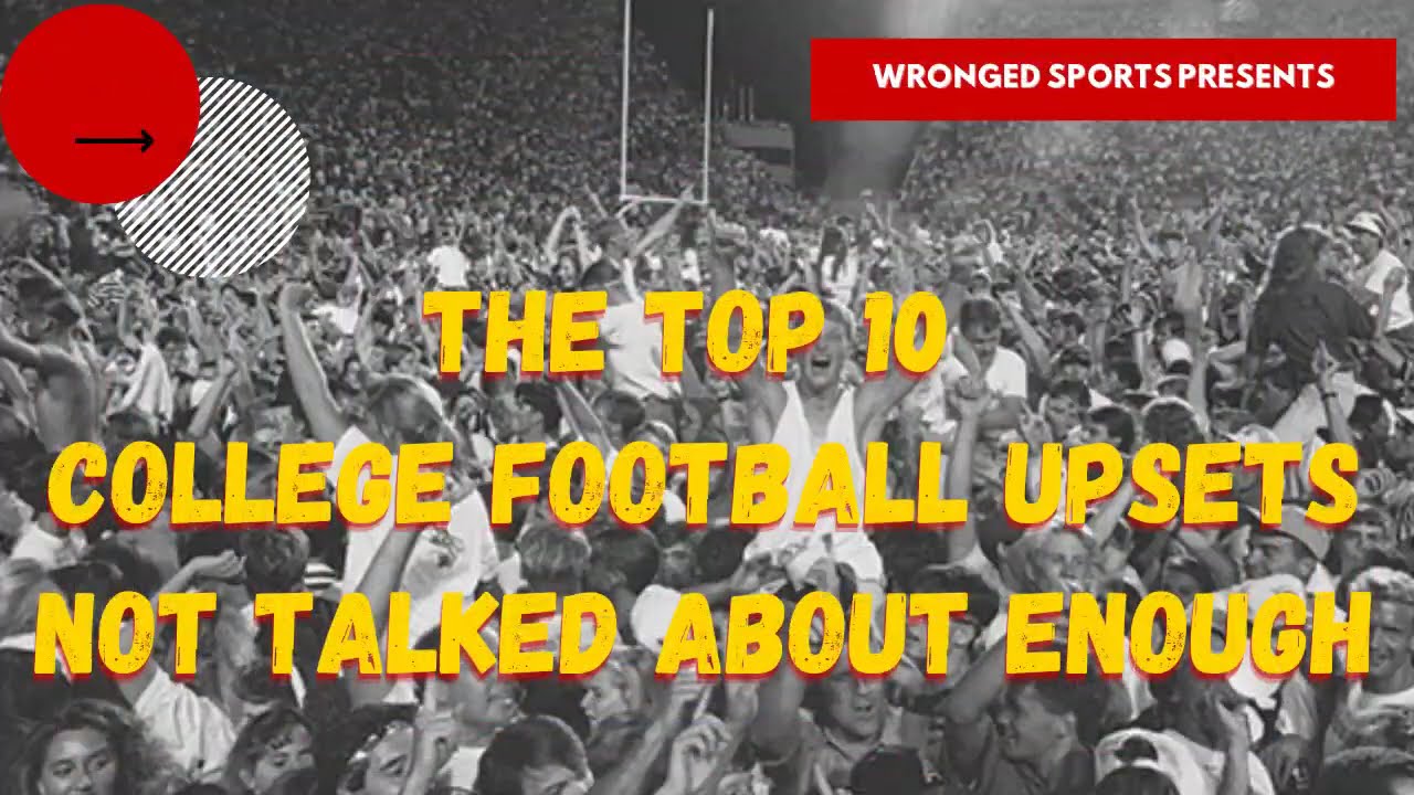 Upsets That Aren't Talked About in College Football