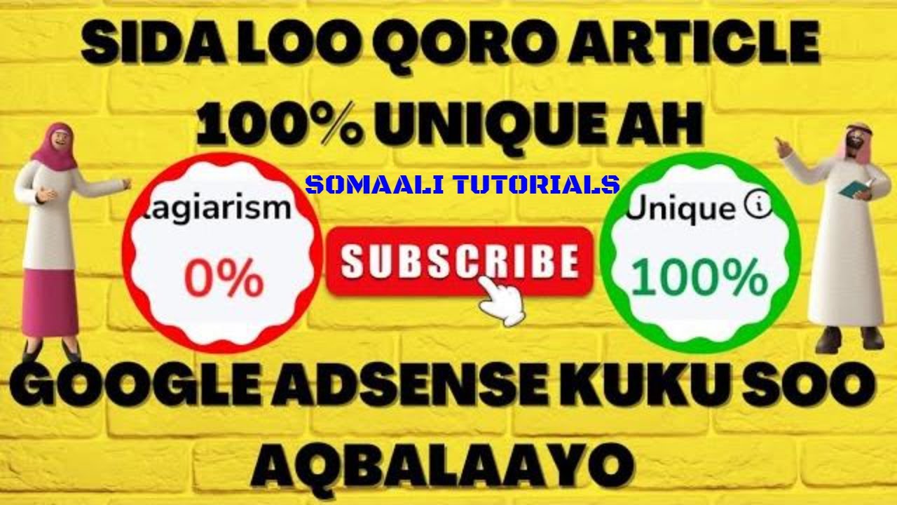 Sida Blog Post Unique Ah Loo Qoro || How To Write Blog Post 2023 #blogpost #write #seo  #mogadishu