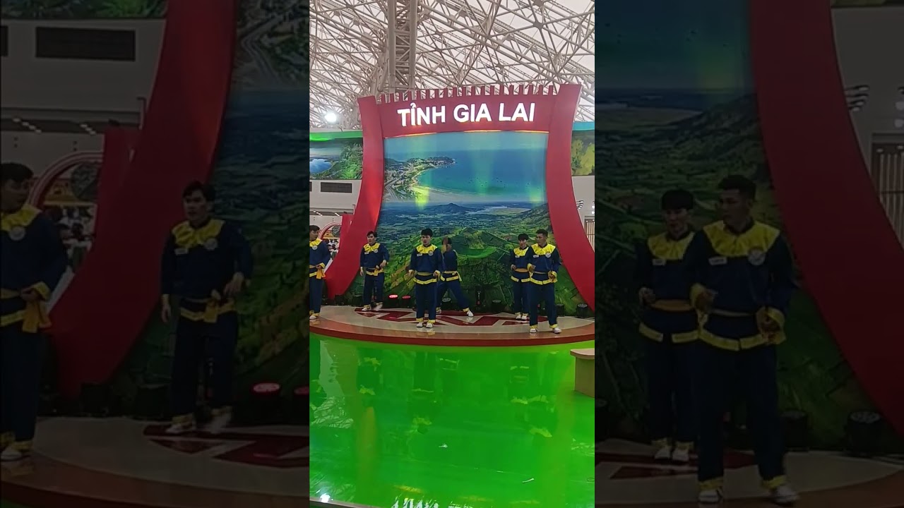 Biểu diễn võ thuật tại triển lãm mùa xuân 2026