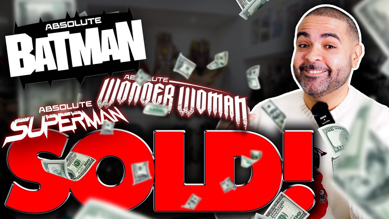 I SOLD MY DC ABSOLUTE BATMAN, SUPERMAN, & WONDER WOMAN COLLECTION! HOW MUCH PROFIT DID I MAKE? #dc