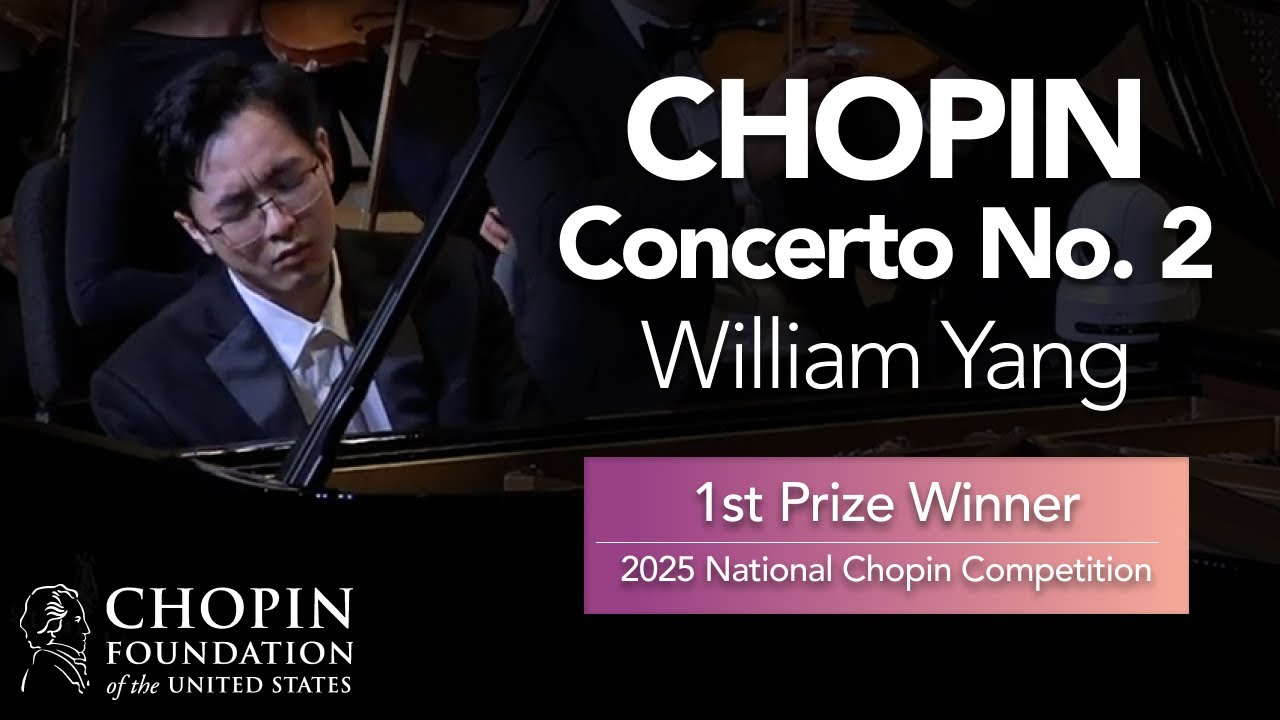 WILLIAM YANG – Piano Concerto No. 2 in F minor, Op. 21 (11th National Chopin Competition, finals)