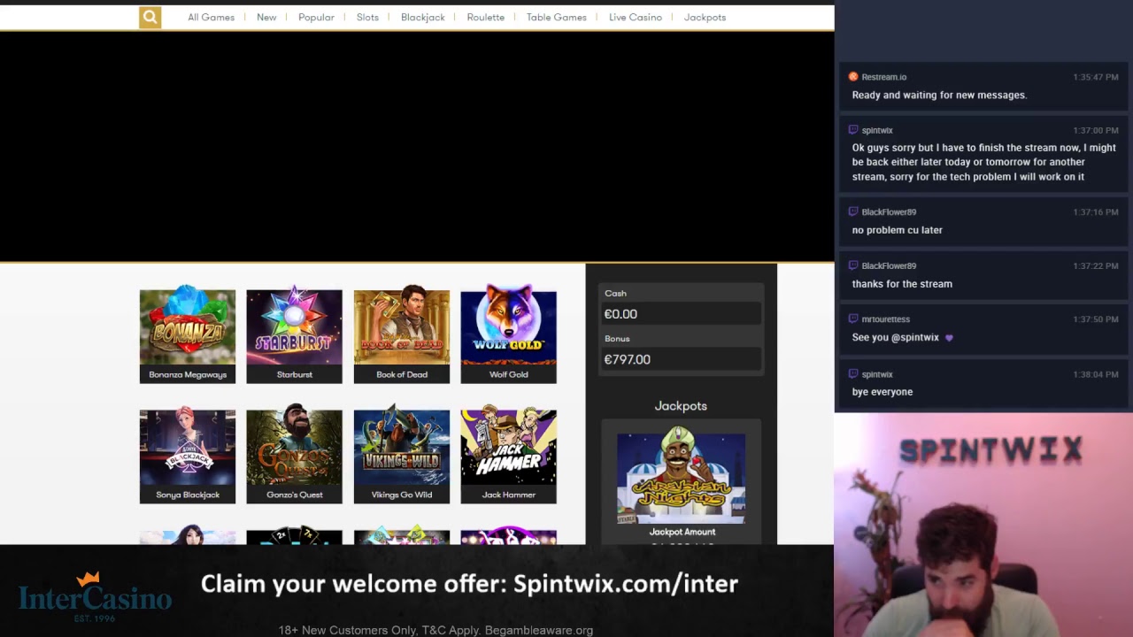 Spintwix Streamer Live Stream