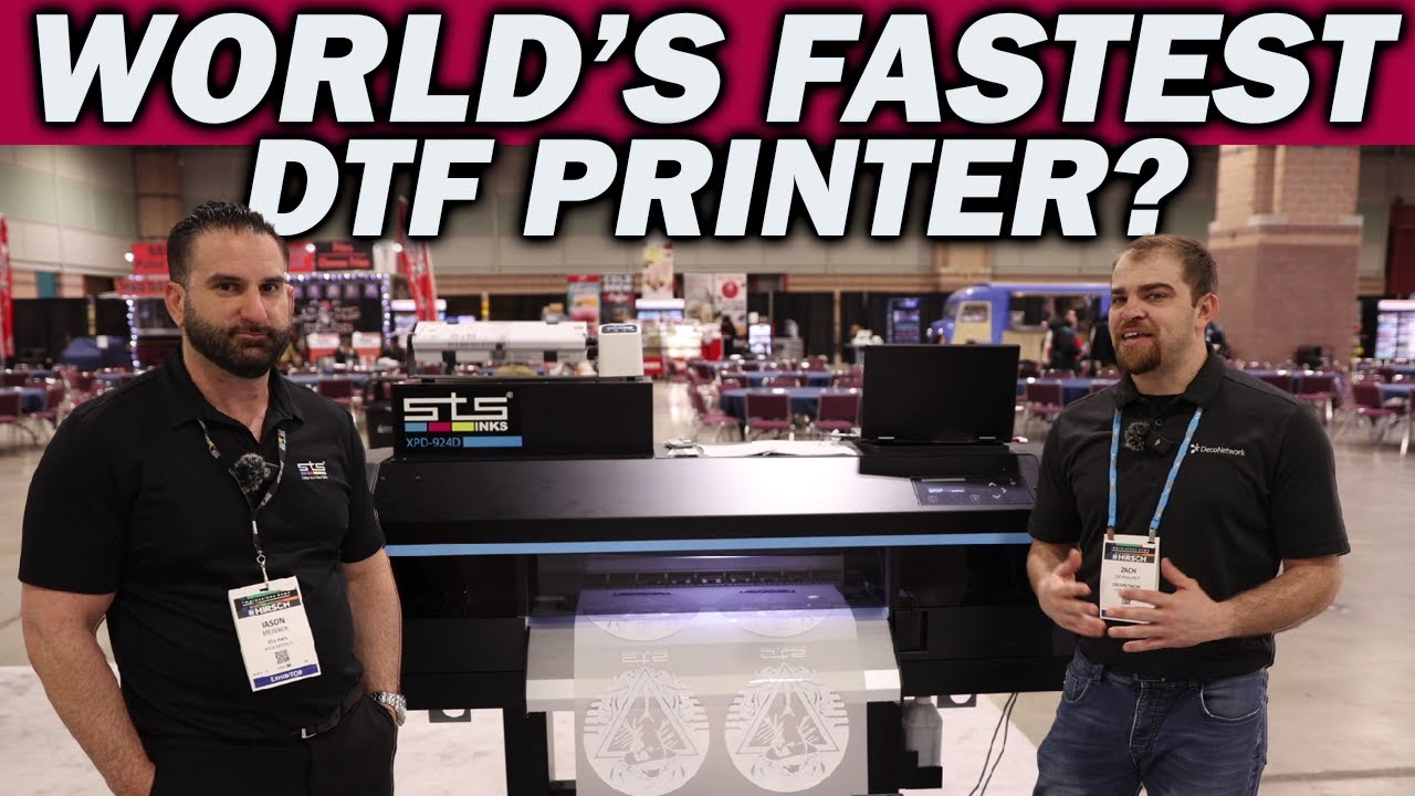 An Up-Close Look at the STS XDP-924D DTF Printer