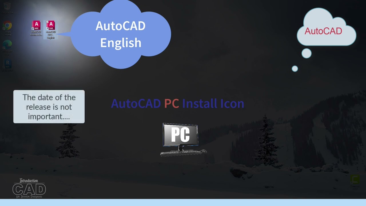 AutoCAD PC Install: Correct Icon