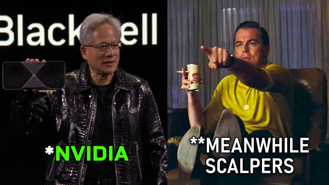 Scalpers Reacting to NVIDIA RTX 5000 Series Reveal Announcement