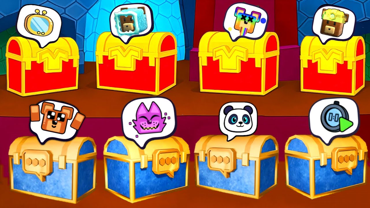 All 31 Chests With Emotes & Skins in Super Bear Adventure Gameplay Walkthrough! 